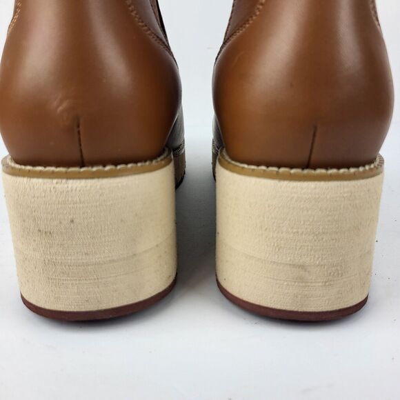 Cole Haan Zerogrand City Wedge Chelsea Boots British Tan Women’s Size 10.5 B - Picture 13 of 15